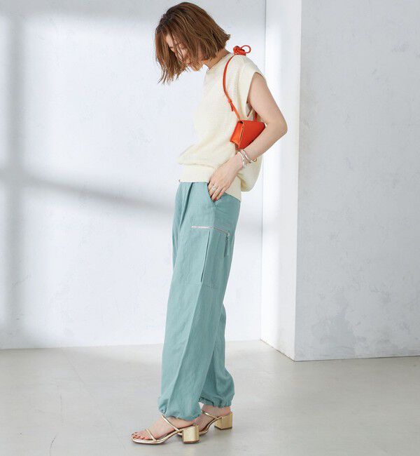 SHIPS for women「〈手洗い可能〉裾 ドロスト カーゴ パンツ 2」|カーゴ|