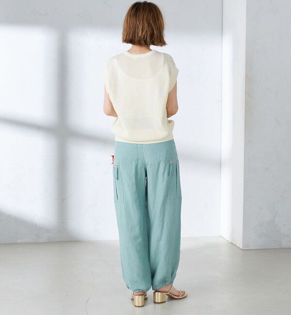 SHIPS for women「〈手洗い可能〉裾 ドロスト カーゴ パンツ 2」|カーゴ|