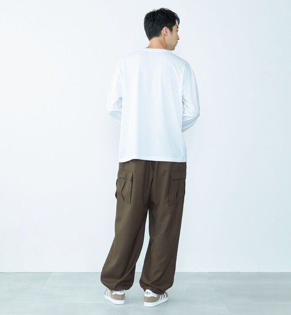 SHIPS「City Ambient Products: グラフィックプリント ロングスリーブTシャツ(ロンT)」|Tシャツ・カットソー|