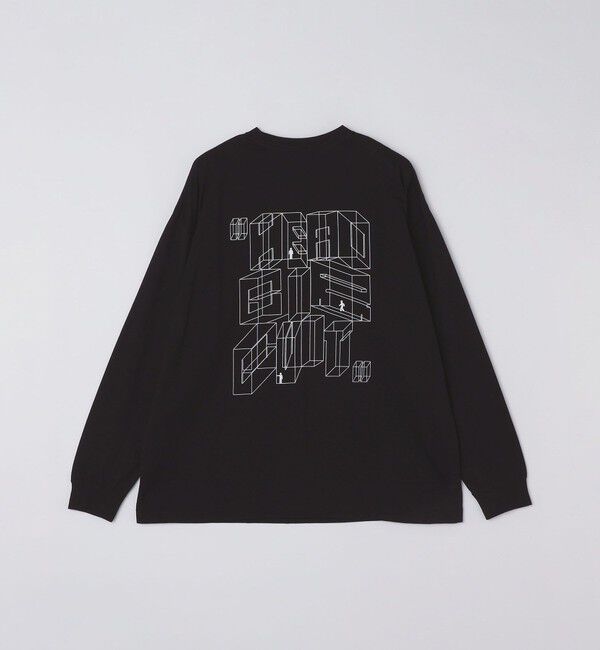 SHIPS「City Ambient Products: グラフィックプリント ロングスリーブTシャツ(ロンT)」|Tシャツ・カットソー|