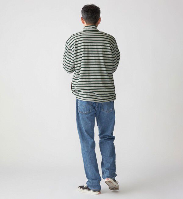 SHIPS「SHIPS: リバーシブル ボーダー フリース ハーフジップ プルオーバー」|プルオーバー|