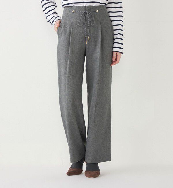 SHIPS Colors 「SHIPS Colors:〈手洗い可能〉ウールライク イージー パンツ◇」|その他|グレー