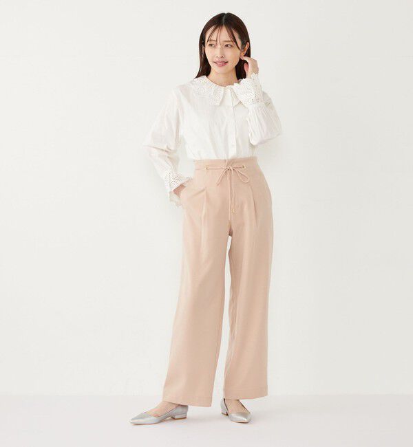 SHIPS Colors 「SHIPS Colors:〈手洗い可能〉ウールライク イージー パンツ◇」|その他|