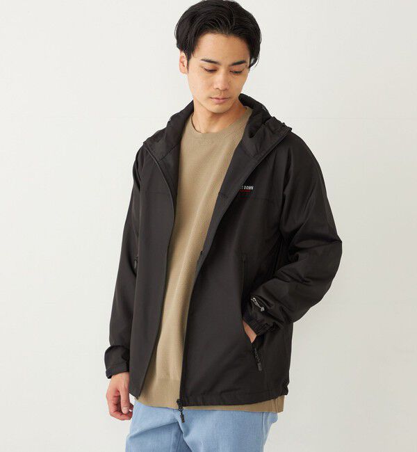 SHIPS Colors 「【SHIPS Colors別注】FIRST DOWN: 〈洗濯機可能〉ジップ フード ブルゾン」|ブルゾン・スタジャン|