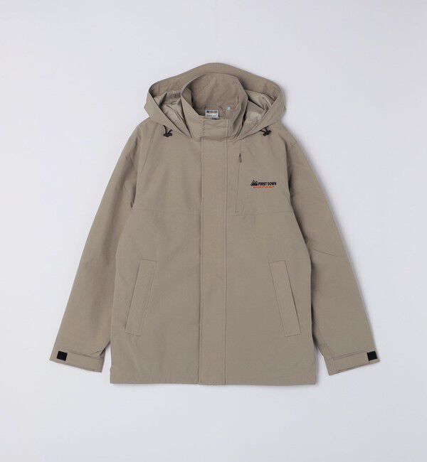 SHIPS Colors 「【SHIPS Colors別注】FIRST DOWN: 〈洗濯機可能〉ジップ フード ブルゾン」|ブルゾン・スタジャン|