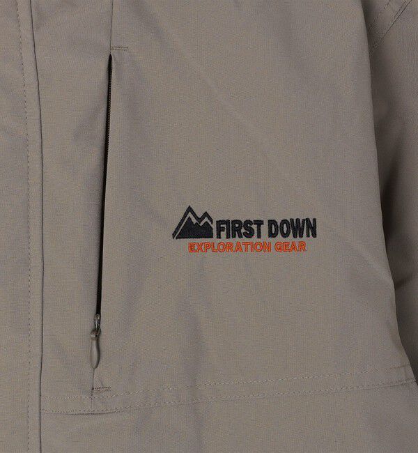 SHIPS Colors 「【SHIPS Colors別注】FIRST DOWN: 〈洗濯機可能〉ジップ フード ブルゾン」|ブルゾン・スタジャン|