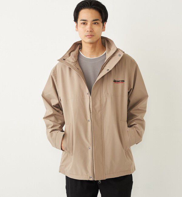 SHIPS Colors 「【SHIPS Colors別注】FIRST DOWN: 〈洗濯機可能〉ジップ フード ブルゾン」|ブルゾン・スタジャン|