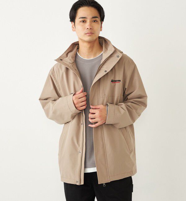 SHIPS Colors 「【SHIPS Colors別注】FIRST DOWN: 〈洗濯機可能〉ジップ フード ブルゾン」|ブルゾン・スタジャン|