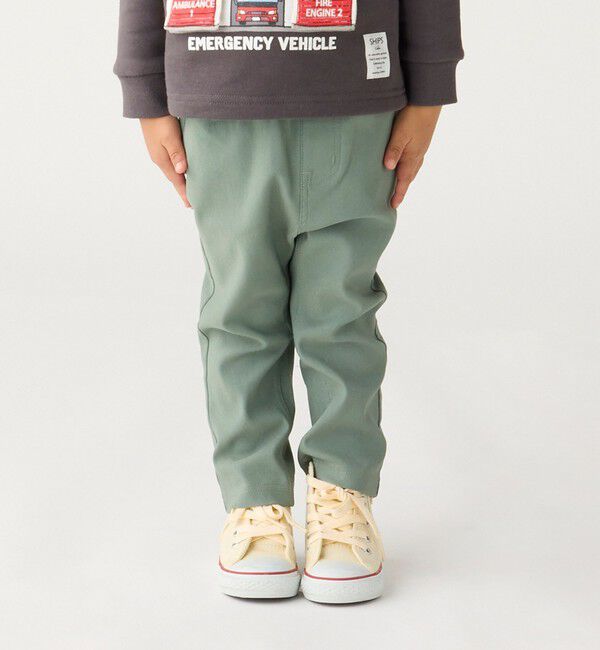 SHIPS Colors 「SHIPS Colors:90～130cm / 〈洗濯機可能〉ストレッチ カラー パンツ◇」|その他|グリーン