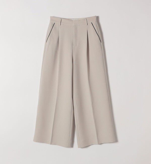 SHIPS any「SHIPS any:〈洗濯機可能〉ダブルクロス クロップド ワイド パンツ ［NAVY BLUE］」|その他|