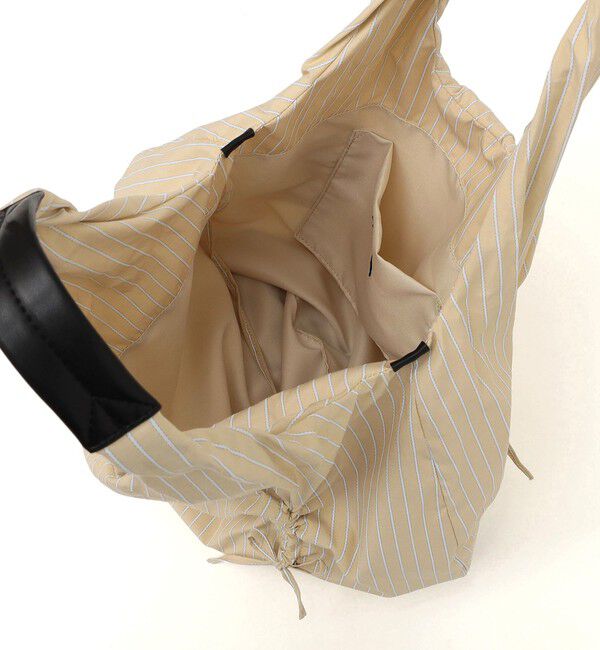 SHIPS for women「【WEB限定】ストライプ ドロスト バッグ」|トートバッグ|