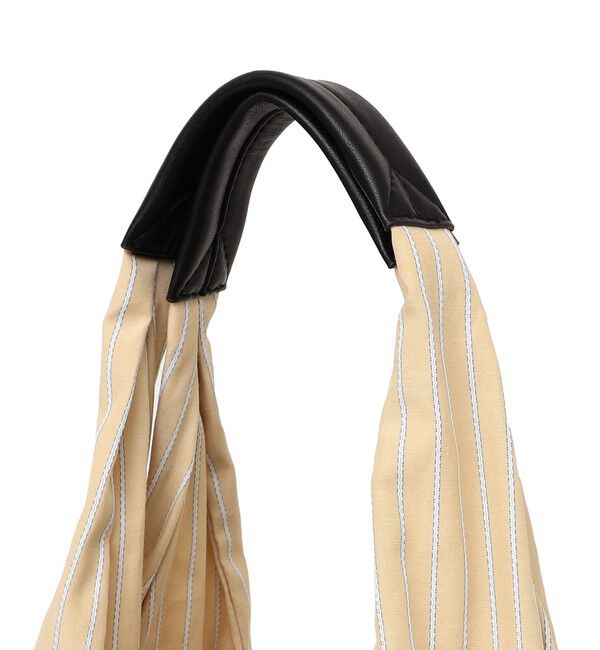 SHIPS for women「【WEB限定】ストライプ ドロスト バッグ」|トートバッグ|