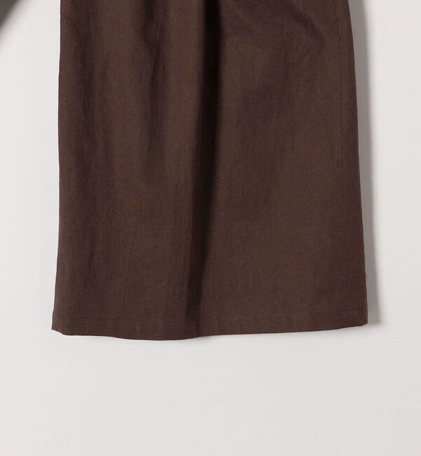 SHIPS any「SHIPS any:〈洗濯機可能〉リネン ミックス タック フレア ワイド パンツ」|その他|