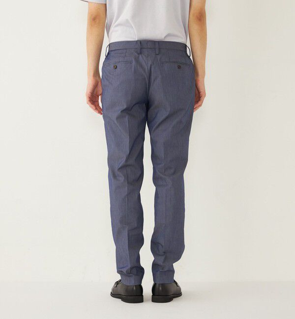 SHIPS Colors 「SHIPS Colors:〈洗濯機可能〉デニム ライク スラックス(セットアップ対応可能)」|スラックス|