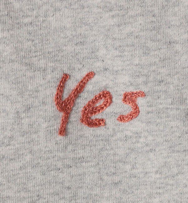 SHIPS any「【SHIPS any別注】Collegiate Pacific:〈洗濯機可能〉V ガゼット プリント & 刺繍 Tシャツ 25SS」|Tシャツ・カットソー|