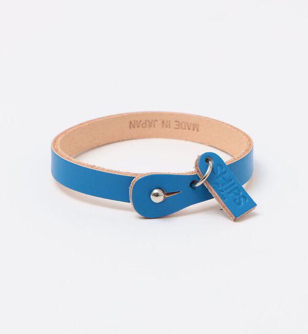 SHIPS Colors 「SHIPS Colors:日本製 レザー ブレスレット」|ブレスレット・バングル|ブルー