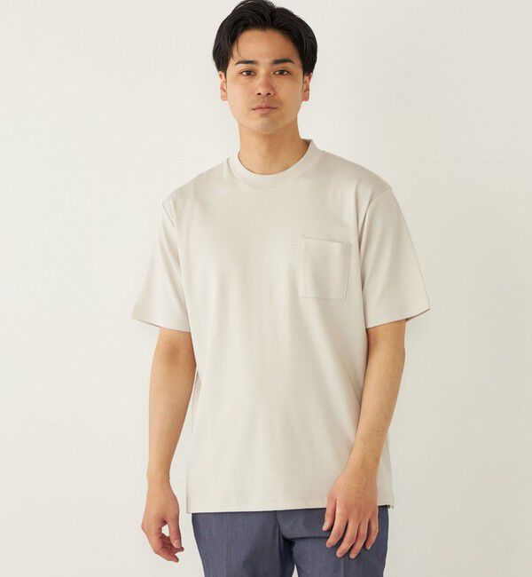 SHIPS Colors 「SHIPS Colors:〈抗菌防臭・接触冷感〉スムース ビズT ショートスリーブ◇」|Tシャツ・カットソー|