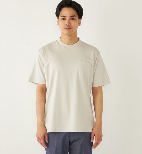 SHIPS Colors 「SHIPS Colors:〈抗菌防臭・接触冷感〉スムース ビズT ショートスリーブ◇」|Tシャツ・カットソー|