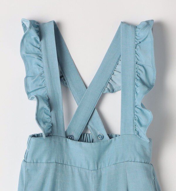 SHIPS Colors 「SHIPS Colors:110～140cm /〈洗濯機可能〉フリル オーバーオール」|オールインワン|