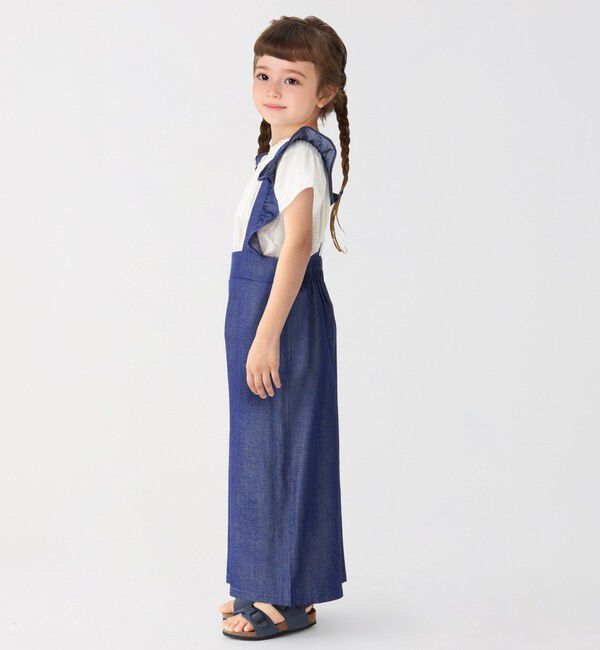 SHIPS Colors 「SHIPS Colors:110～140cm /〈洗濯機可能〉フリル オーバーオール」|オールインワン|