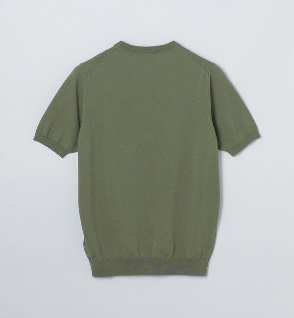 SHIPS「SHIPS: ICE COTTON クルーネック ショートスリーブ ニットTシャツ」|Tシャツ・カットソー|