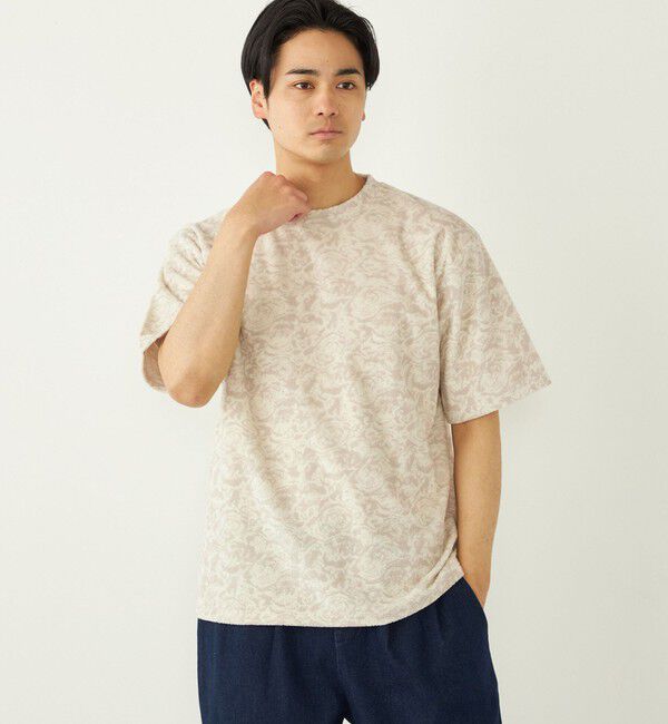 SHIPS Colors 「SHIPS Colors:パイル ジャカード Tシャツ」|Tシャツ・カットソー|