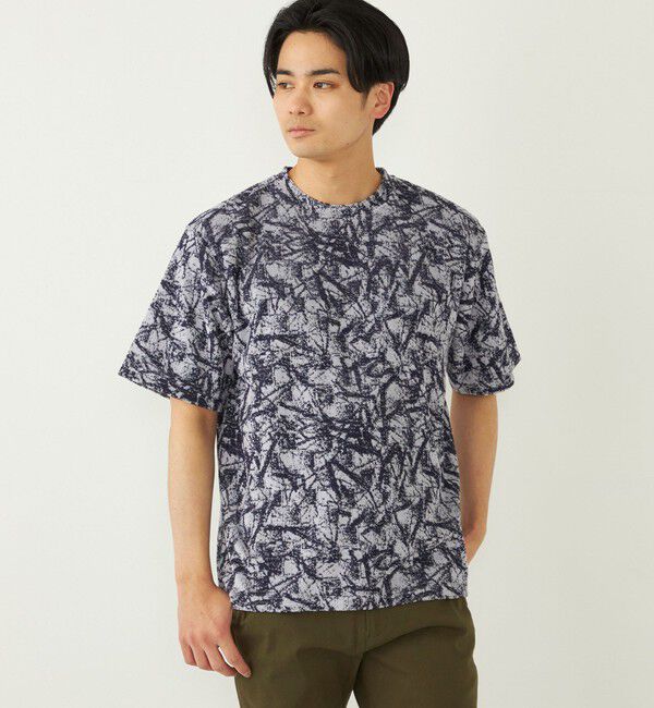 SHIPS Colors 「SHIPS Colors:パイル ジャカード Tシャツ」|Tシャツ・カットソー|