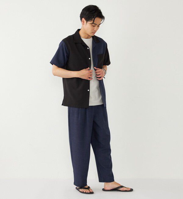 SHIPS Colors 「SHIPS Colors:〈洗濯機可能〉ポリトロ オープンカラー シャツ」|シャツ・ブラウス|