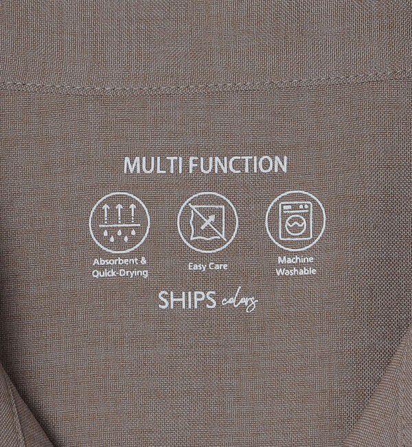 SHIPS Colors 「SHIPS Colors:〈洗濯機可能〉ポリトロ オープンカラー シャツ」|シャツ・ブラウス|