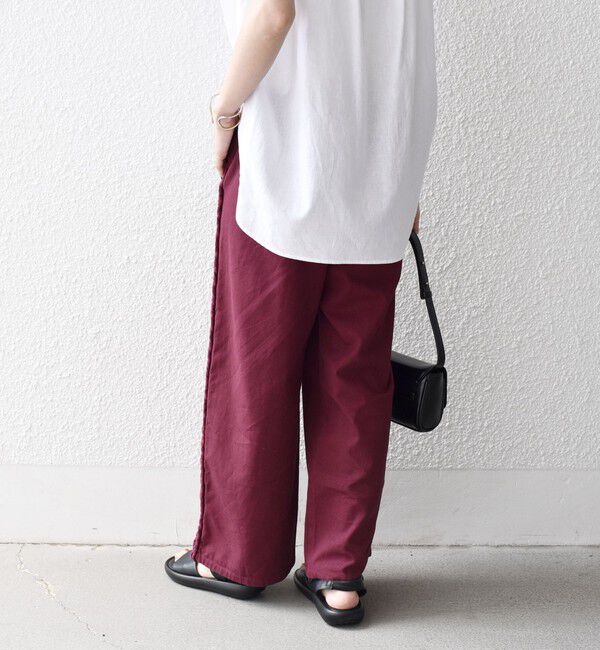 SHIPS any「bon_meur:〈手洗い可能〉ブレイド ロープ デザイン タッセル ワイド パンツ」|その他|