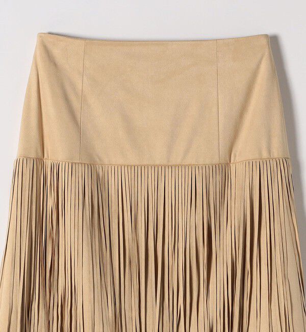 SHIPS any「bon_meur:〈手洗い可能〉フリンジ ティアード タイト スカート」|スカート|