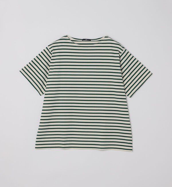 SHIPS「SHIPS: ショートスリーブ ボーダー バスク シャツ」|Tシャツ・カットソー|