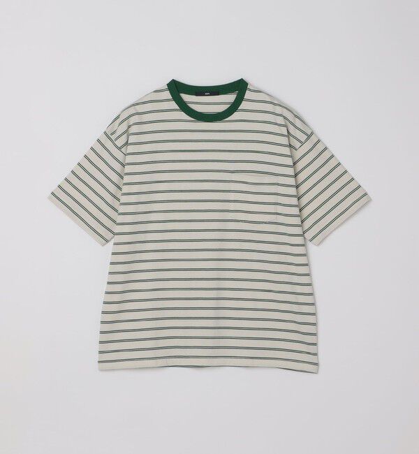 SHIPS「SHIPS: マイクロ ボーダー ショートスリーブ Tシャツ」|Tシャツ・カットソー|