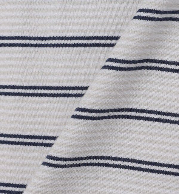 SHIPS「SHIPS: マイクロ ボーダー ショートスリーブ Tシャツ」|Tシャツ・カットソー|