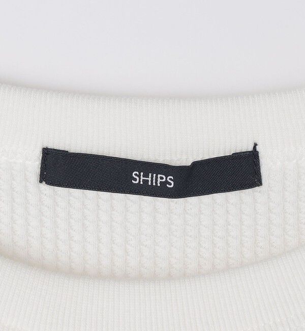 SHIPS「SHIPS: ベーシック ワッフル ショートスリーブ Tシャツ」|Tシャツ・カットソー|