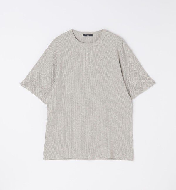SHIPS「SHIPS: ベーシック ワッフル ショートスリーブ Tシャツ」|Tシャツ・カットソー|グレー