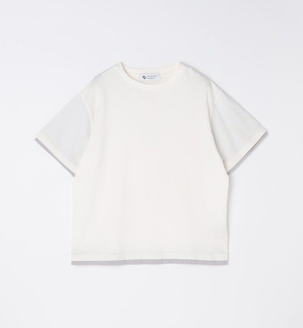 SHIPS「City Ambient Products: フェイク レイヤード Tシャツ」|Tシャツ・カットソー|オフホワイト