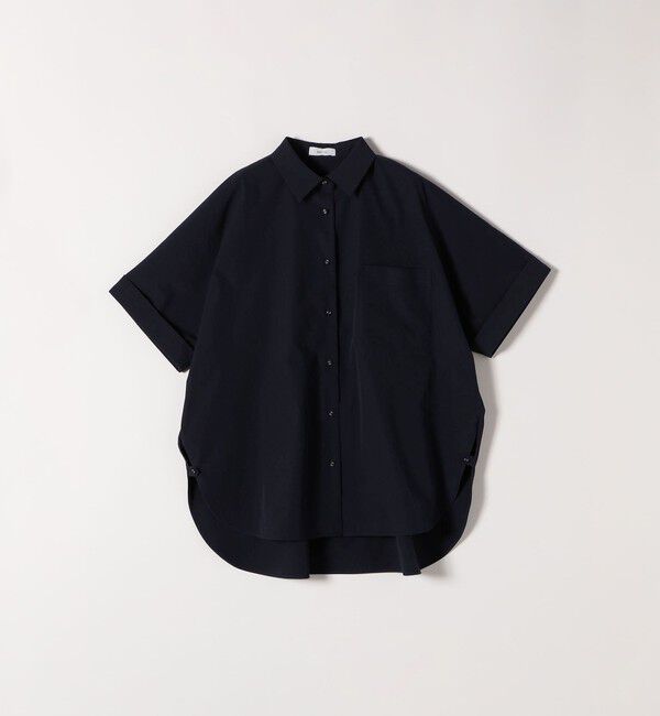 SHIPS any「SHIPS any:〈洗濯機可能〉タイプライター スリット ポケット ビッグ シャツ」|シャツ・ブラウス|