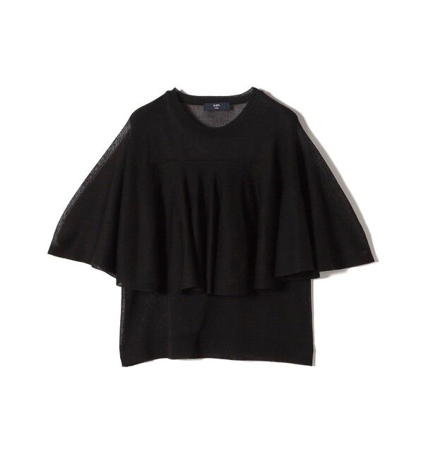 SHIPS Colors 「SHIPS Colors:〈手洗い可能〉シアー フレアスリーブ ニット◇」|ニット・セーター|