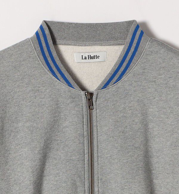 SHIPS any「【SHIPS any別注】La Hutte:〈洗濯機可能〉裏起毛 ロゴ ジップ ブルゾン」|ブルゾン・スタジャン|