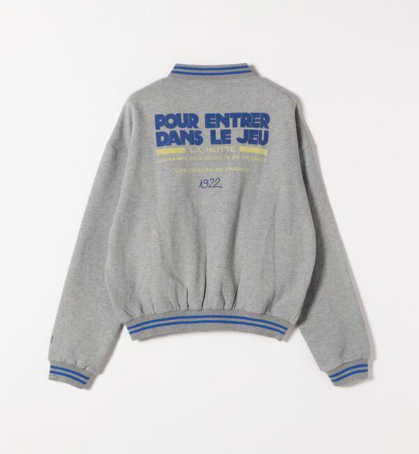 SHIPS any「【SHIPS any別注】La Hutte:〈洗濯機可能〉裏起毛 ロゴ ジップ ブルゾン」|ブルゾン・スタジャン|