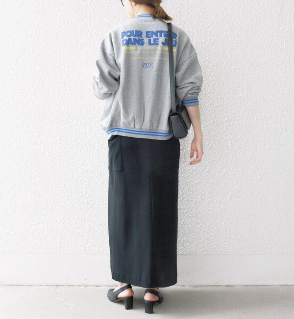 SHIPS any「【SHIPS any別注】La Hutte:〈洗濯機可能〉裏起毛 ロゴ ジップ ブルゾン」|ブルゾン・スタジャン|