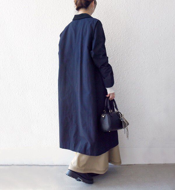 SHIPS any「SHIPS any: ステンカラー Aライン ロング コート」|ステンカラーコート|