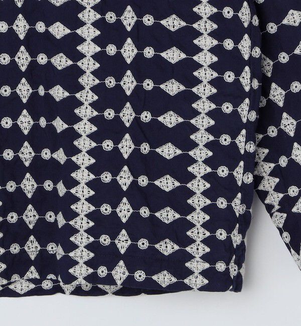 SHIPS「SHIPS: エンブロイダリー オープンカラー ロングスリーブ シャツ」|シャツ・ブラウス|