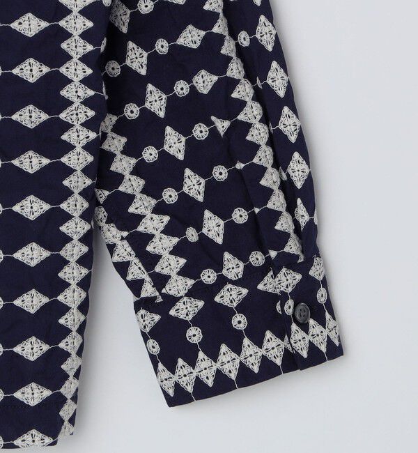 SHIPS「SHIPS: エンブロイダリー オープンカラー ロングスリーブ シャツ」|シャツ・ブラウス|