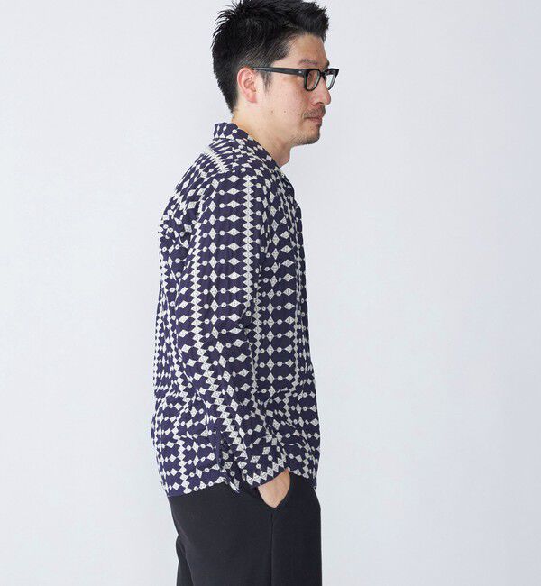 SHIPS「SHIPS: エンブロイダリー オープンカラー ロングスリーブ シャツ」|シャツ・ブラウス|