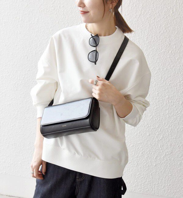 SHIPS any「SHIPS any:〈洗濯機可能〉裏起毛 クルーネック コクーン プルオーバー」|Tシャツ・カットソー|ホワイト