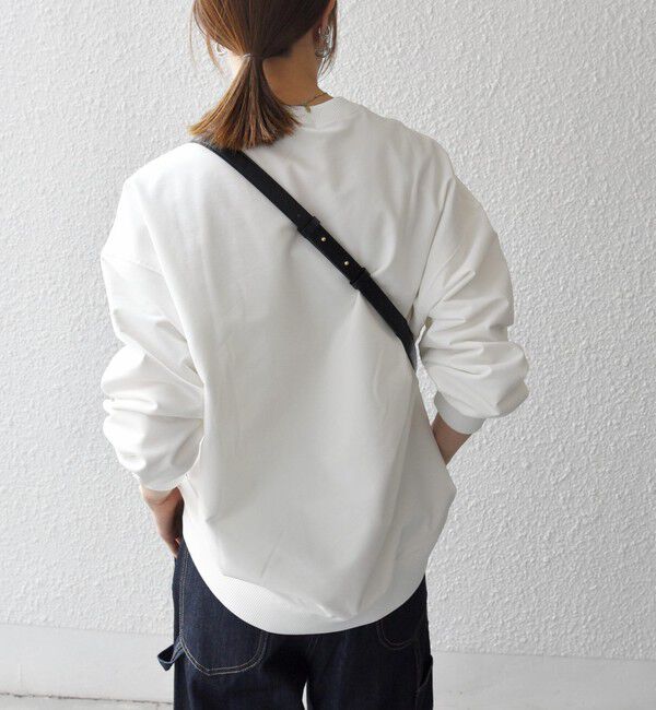 SHIPS any「SHIPS any:〈洗濯機可能〉裏起毛 クルーネック コクーン プルオーバー」|Tシャツ・カットソー|