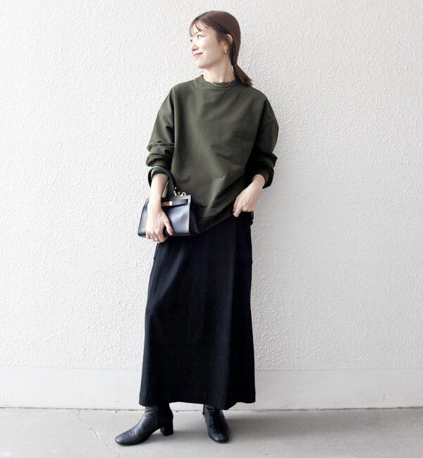 SHIPS any「SHIPS any:〈洗濯機可能〉裏起毛 クルーネック コクーン プルオーバー」|Tシャツ・カットソー|