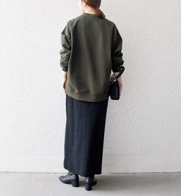 SHIPS any「SHIPS any:〈洗濯機可能〉裏起毛 クルーネック コクーン プルオーバー」|Tシャツ・カットソー|